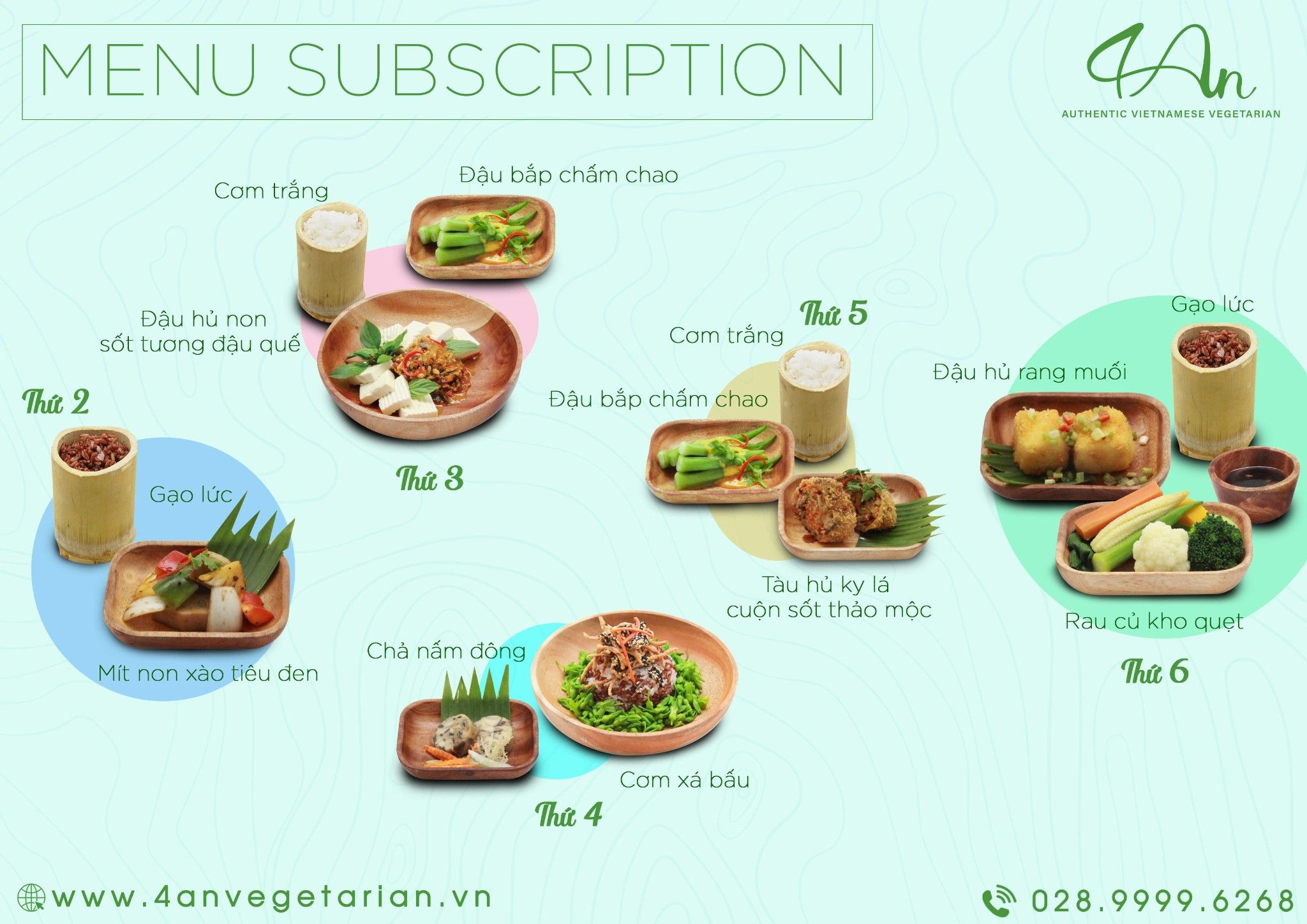 Menu tuần 2 bữa