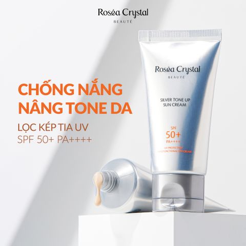  Silver Tone Up Sun Cream - Kem Chống Nắng Nâng Tone Tự Nhiên, Dưỡng Trẻ Hoá Da 