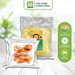 combo com chien ngu sac 2kg 10 dui ga chien nuoc mam