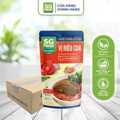 thung 24 goi nuoc dung co dac vi rieu cua sg food 180g