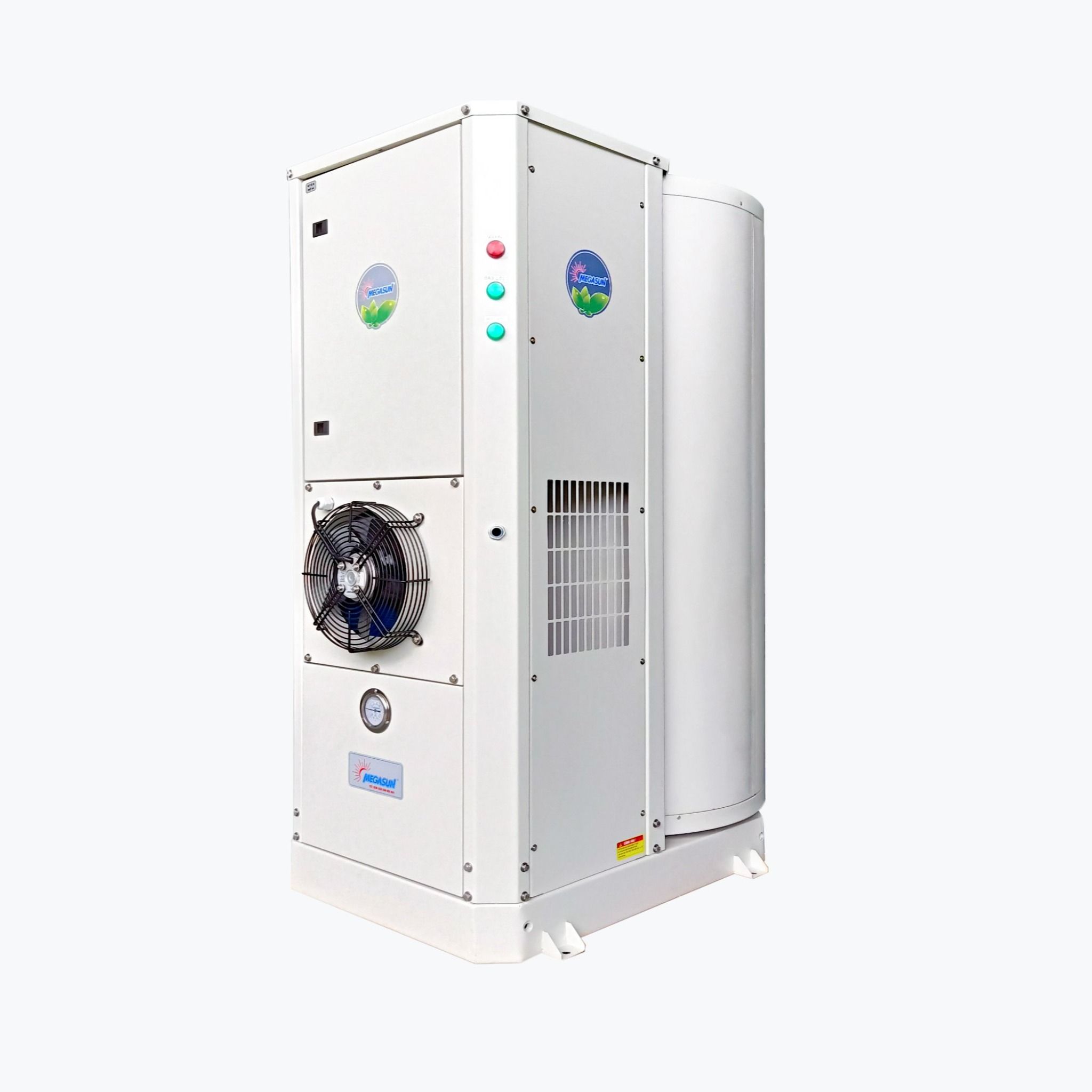 Bơm nhiệt làm nóng nước bình tích hợp 5.0KW -300 Lít Megasun