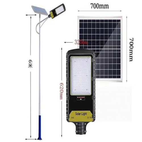 Đèn đường Năng lượng Solar light Jindian - JD 798 - 300W