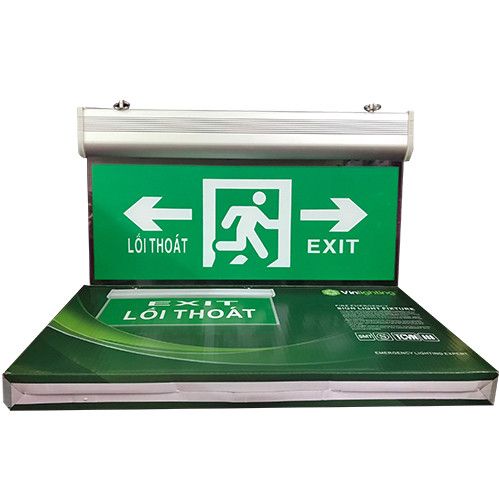 Đèn exit chỉ dẫn thoát hiểm 2 hướng EDI-TH-099