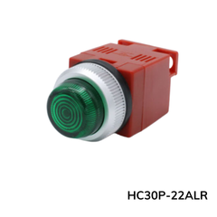 Đèn báo HC30P - 22ALR - 30Ø - AC220V/R,G,Y,Bu,W