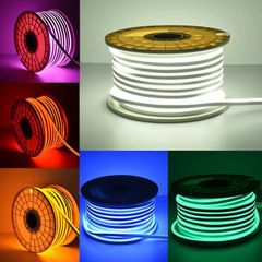 Led dây neon 7 màu RGB 12V cuộn 50m