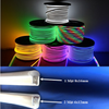 Led neon 8mm - cuộn 100m màu trắng 220V - sáng 1 mặt/ sáng 2 mặt
