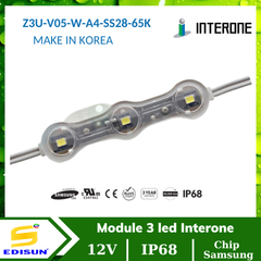 Module 3 led Interone Z3U-V05-W-A4-SS28-65K