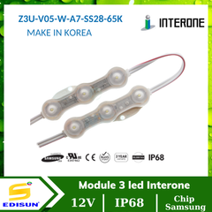 Module 3 led Interone Z3U-V05-W-A7-SS28-65K