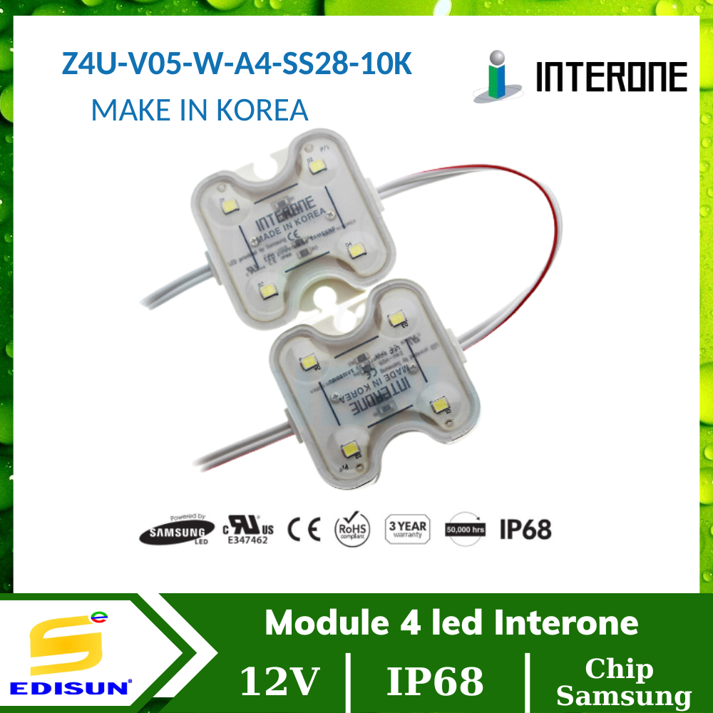Module 4 led Interone Z4U- V05-W-A4-SS28-10K