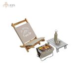 Bếp nướng BBQ thép không gỉ dáng vali