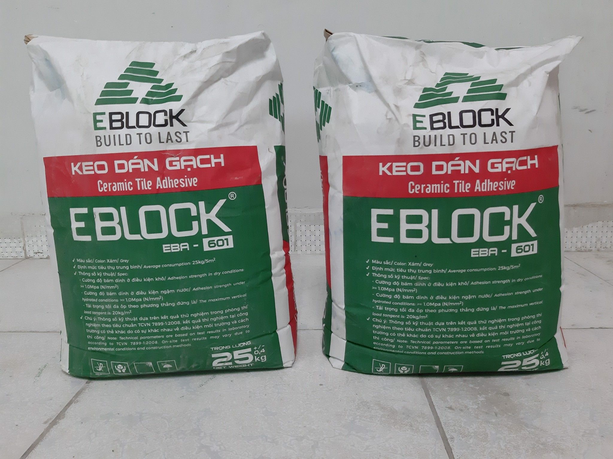 Keo dán gạch Eblock EBA-601 Dán gạch lót sàn ốp tường