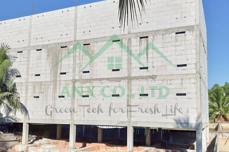 Gạch bê tông nhẹ AAC Eblock 600x200x100mm