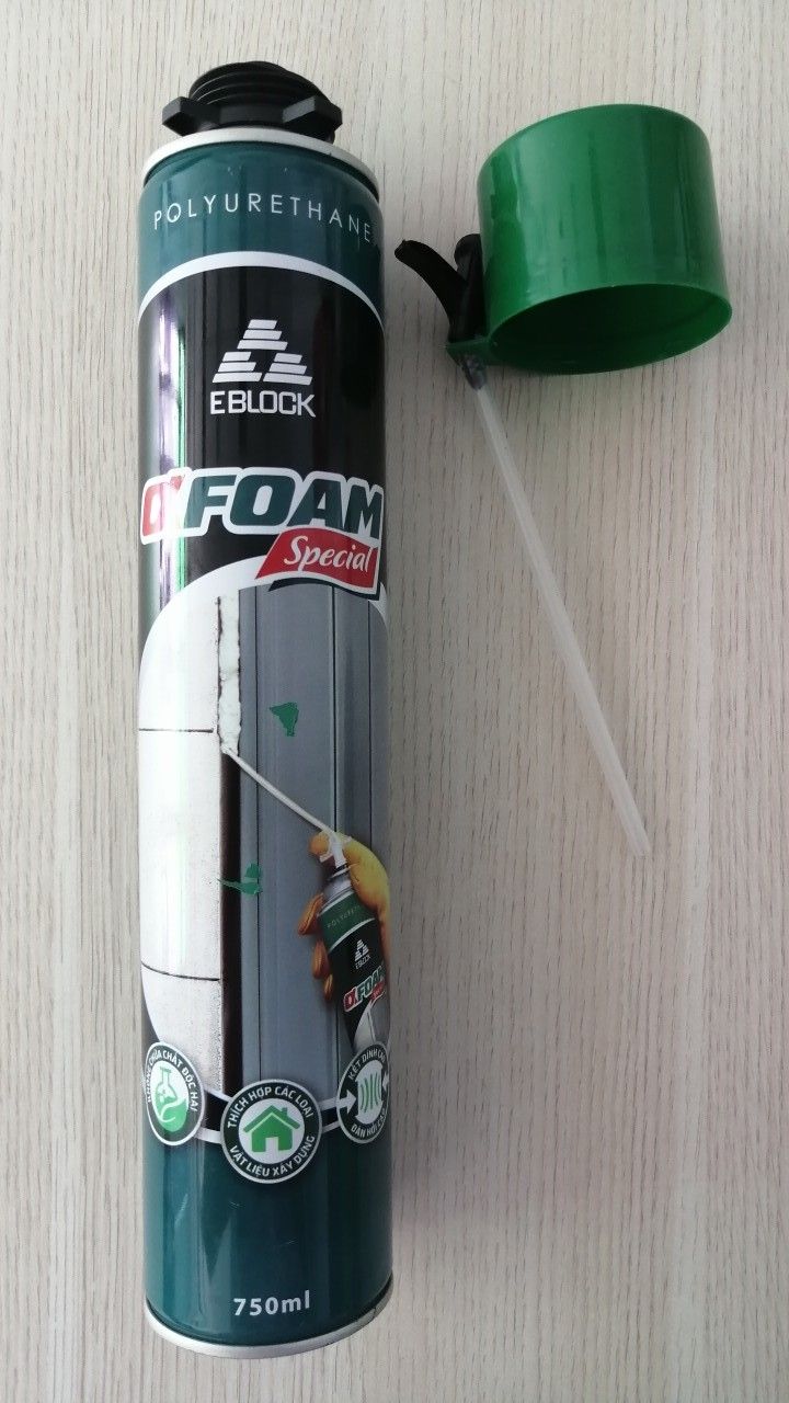 Keo bọt nở Alpha Foam dùng trong xây dựng nội thất