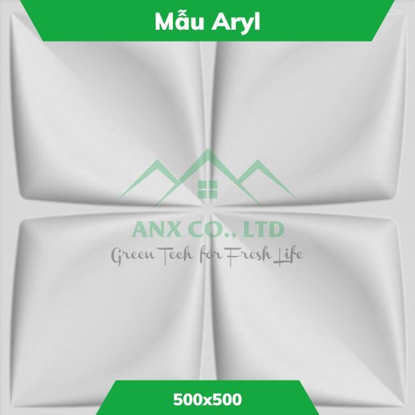 Mẫu Aryl - tấm ốp tường 3D sợi tre