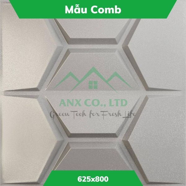 Mẫu Comb - tấm ốp tường 3D sợi tre