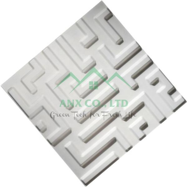 Mẫu Maze - Tấm ốp tường 3D sợi tre
