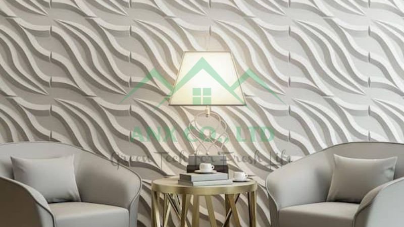 Mẫu Fire - Tấm ốp tường 3D sợi tre