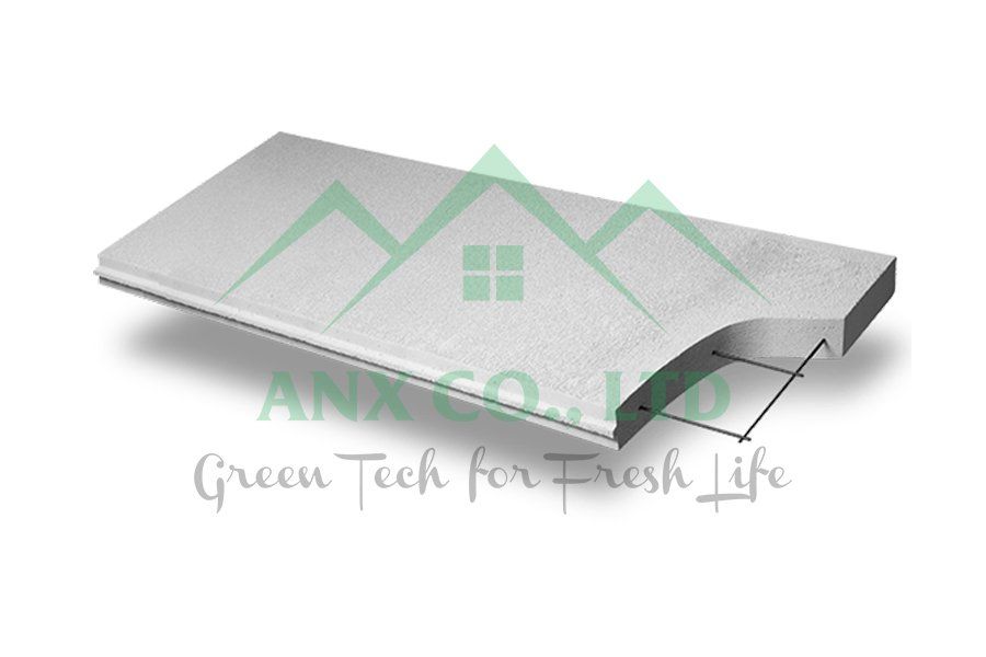 Tấm Sàn Panel ALC DxR:1.5x0.6 dày 75mm Bê Tông Khí Chưng Áp 1 Mét Khối