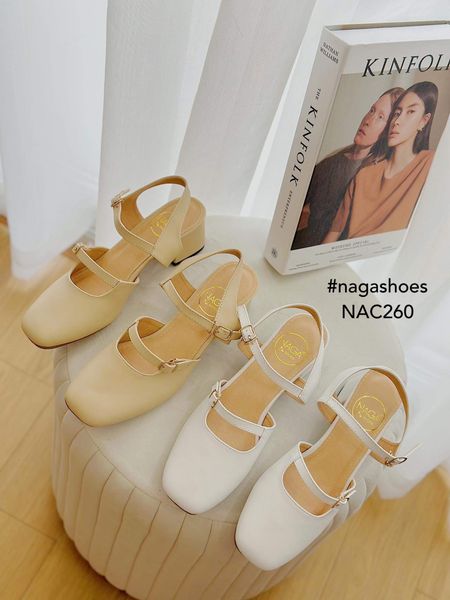  CAO GÓT NAGASHOES BÍT MŨI PHỐI DÂY MÃNH CÓ KHÓA 4P NAC260 