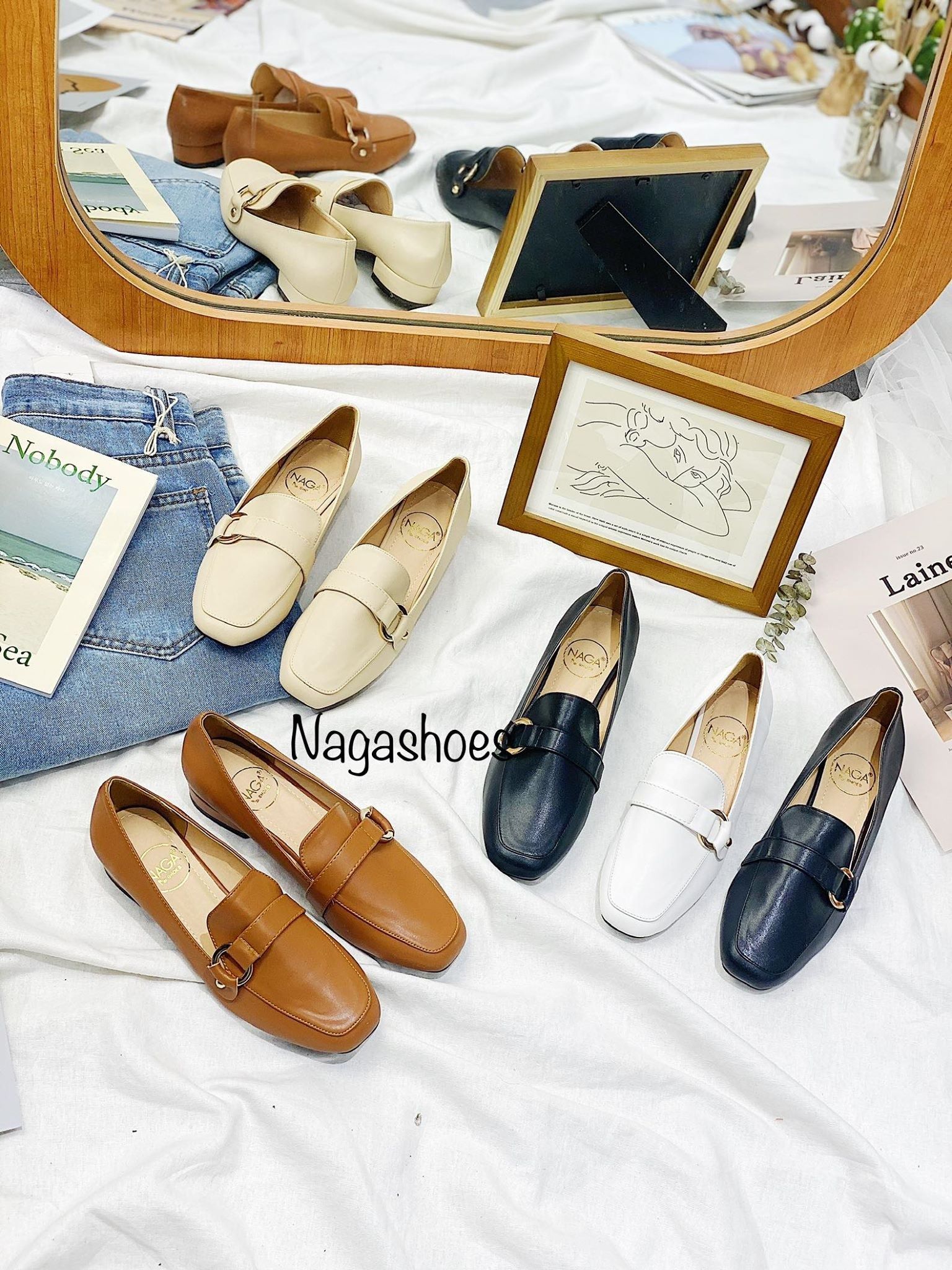 BÚP BÊ MŨI VUÔNG KHÓA KHOEN 2P NAB40