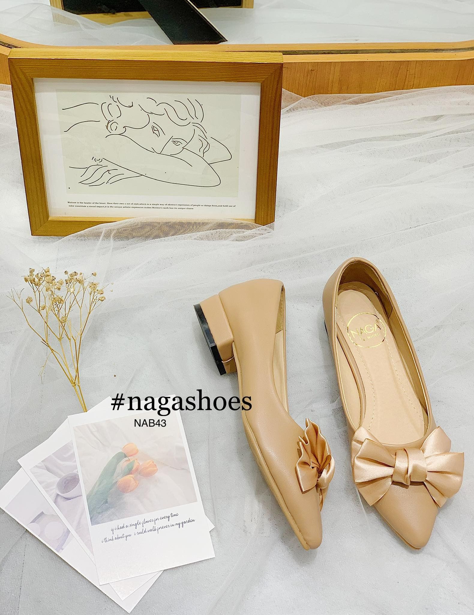 BÚP BÊ MŨI NHỌN PHỐI NƠ CAO NAB43