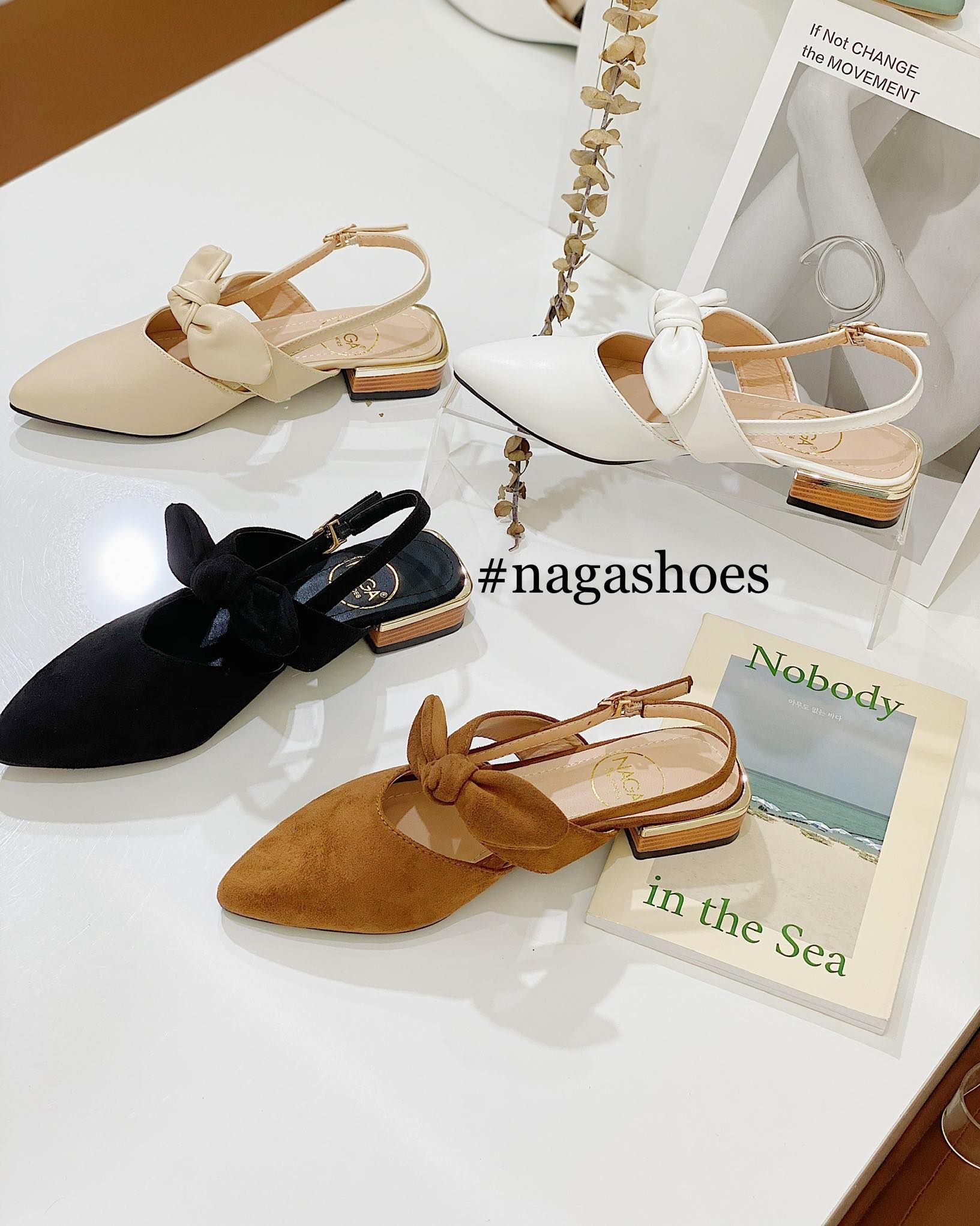 BÚP BÊ QUAI NƠ GÓT GỖ NAB45