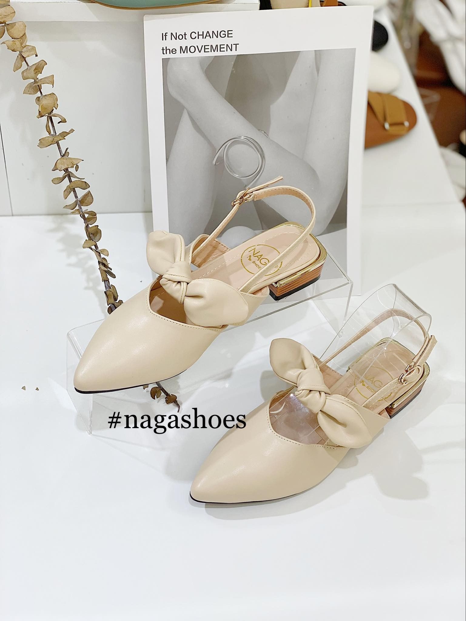 BÚP BÊ QUAI NƠ GÓT GỖ NAB45