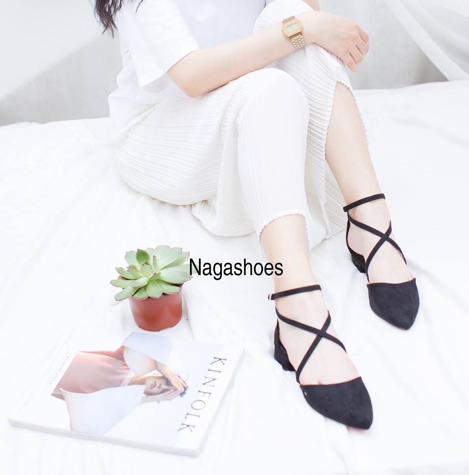 Giày Búp Bê Quai Chéo Cao Cấp NAB6