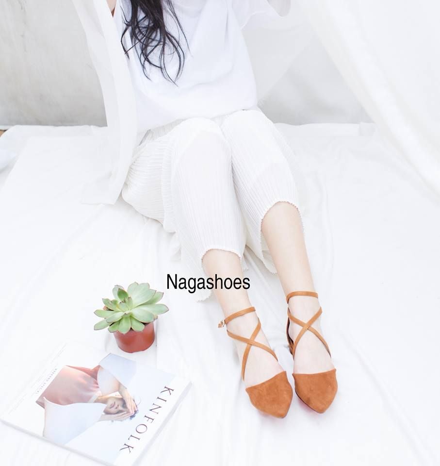 Giày Búp Bê Quai Chéo Cao Cấp NAB6