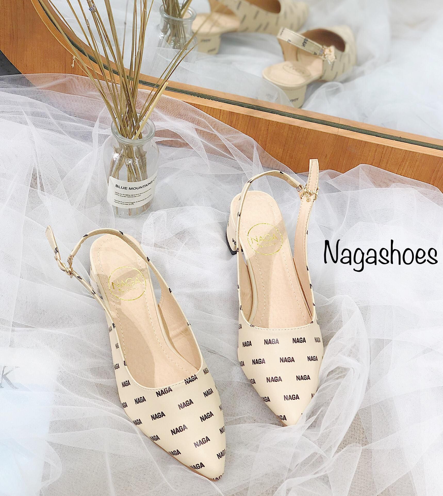 Cao Gót Hở Gót Naga NAC124