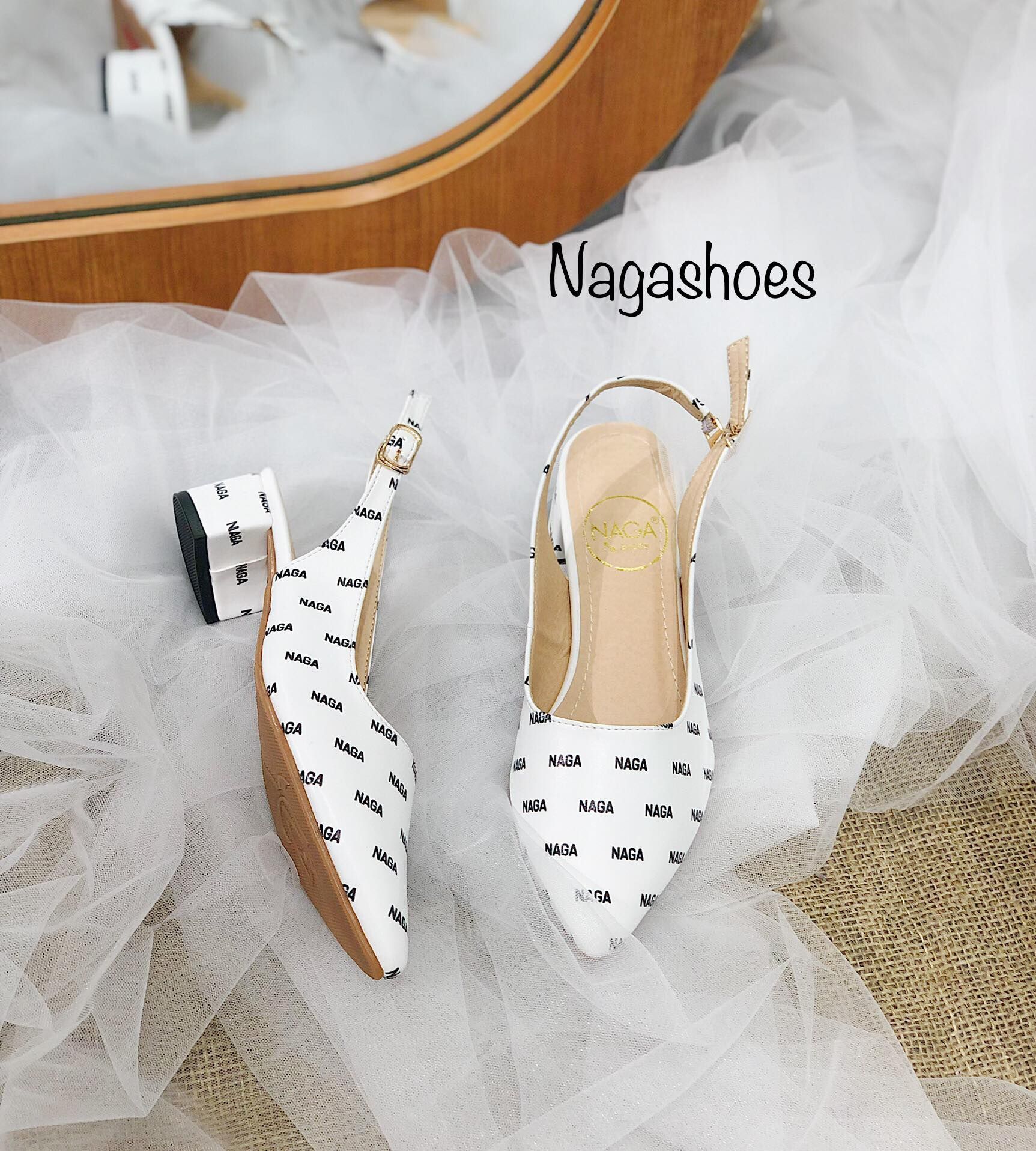 Cao Gót Hở Gót Naga NAC124