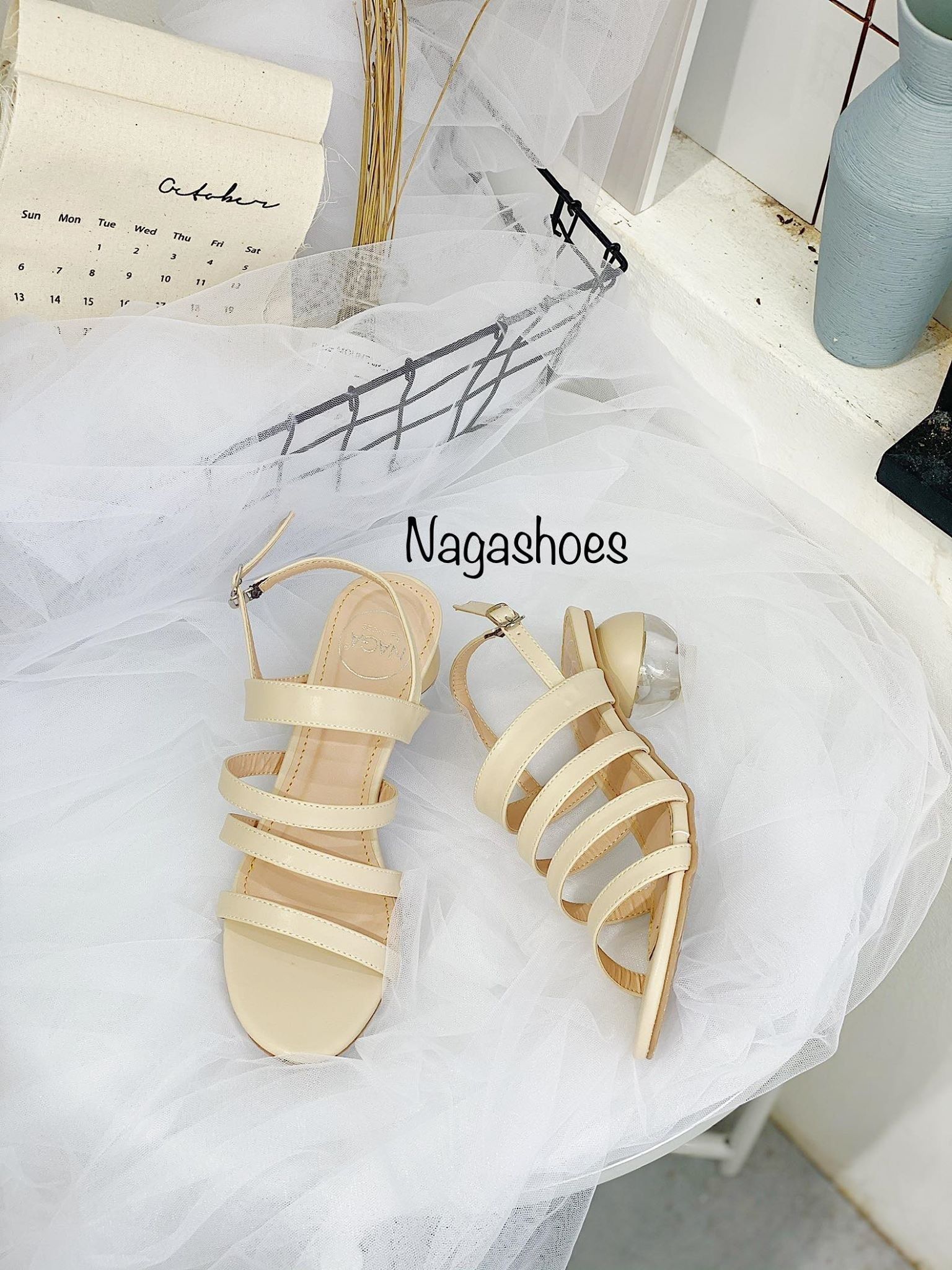 Cao Gót 3 Quai Gót Phối Màu Nac136