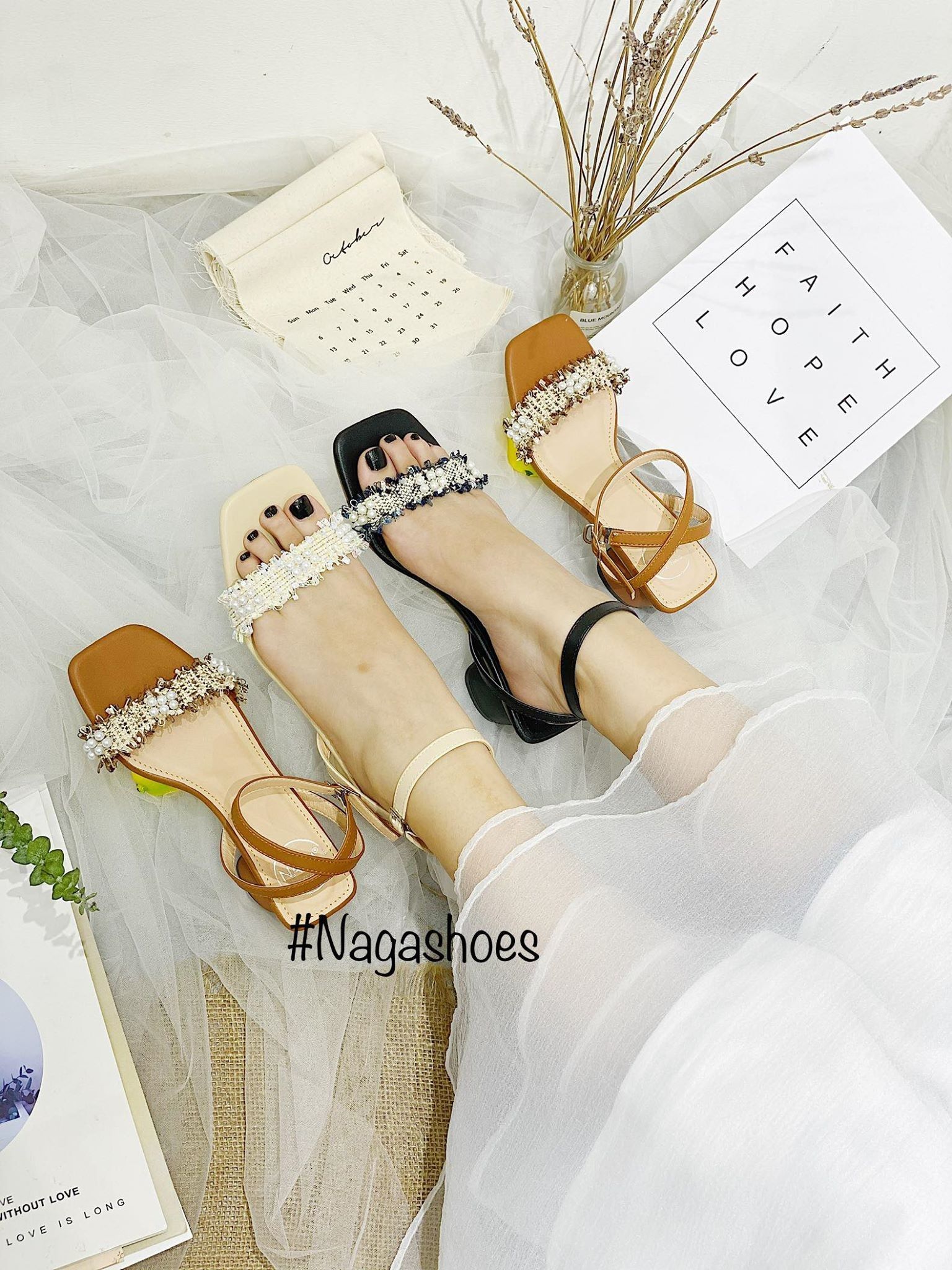 CAO GÓT QUAI NGANG PHỐI REN 5P NAC140