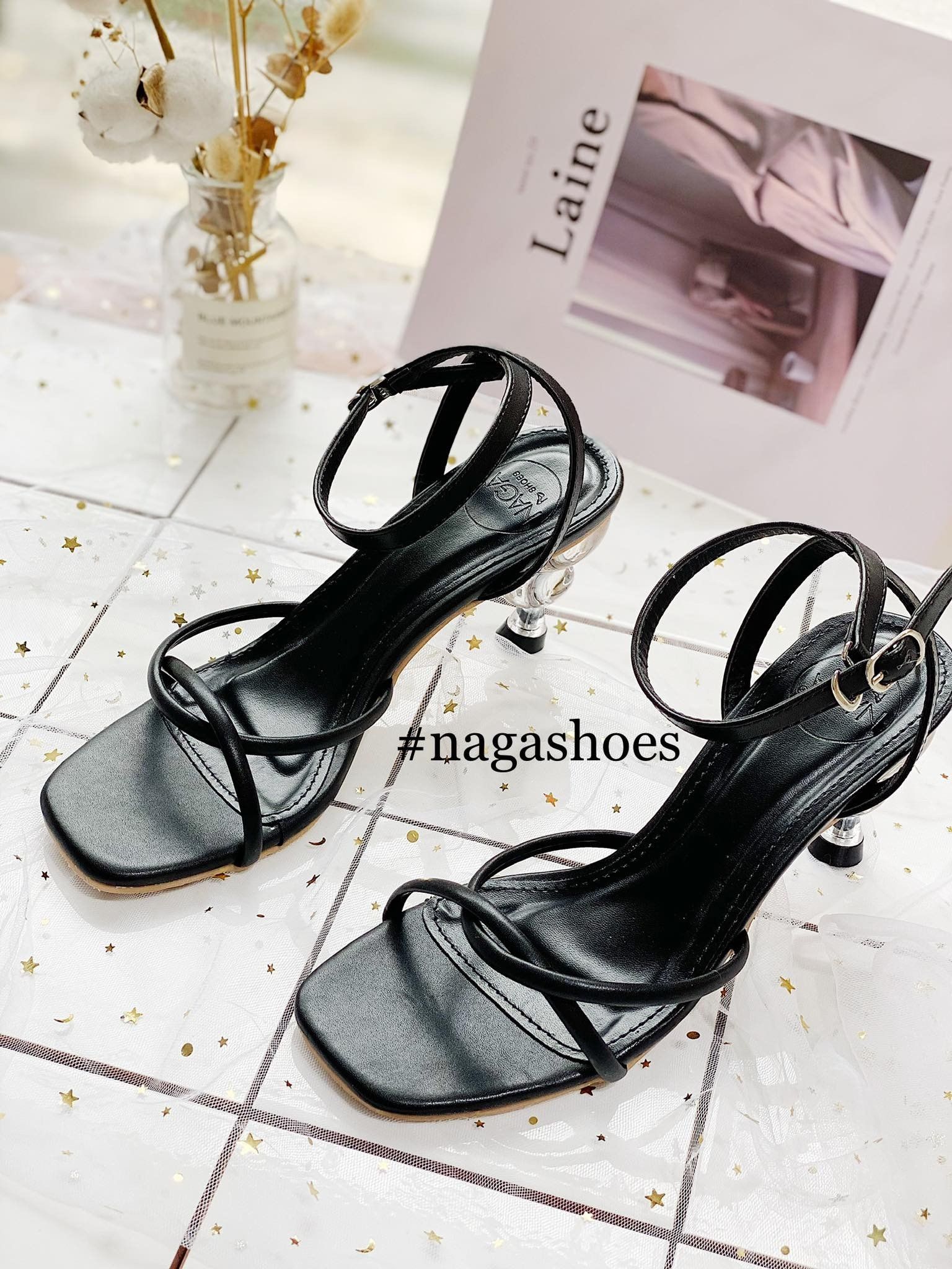 GIÀY CAO GÓT ĐẾ XOẮN 7P NAC174