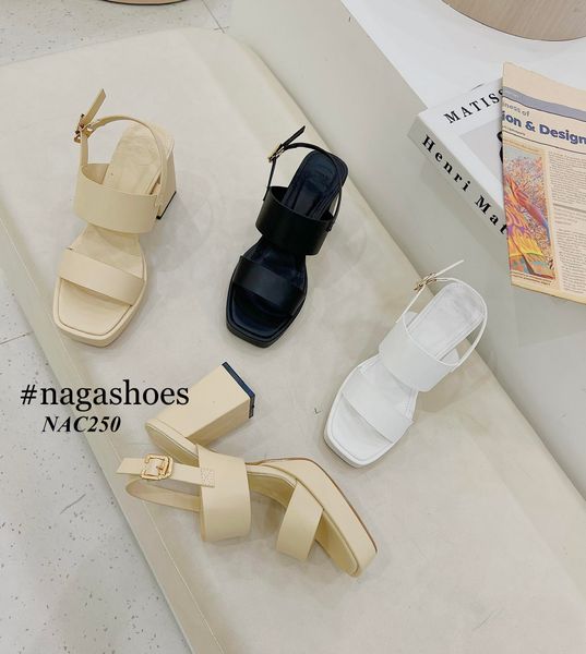  CAO GÓT NAGASHOES ĐẾ ĐÚP 2 QUAI NGANG BẢN TO 9P NAC250 