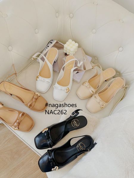  CAO GÓT NAGASHOES QUAI NƠ ĐÍNH TRÁI TIM 4P NAC262 