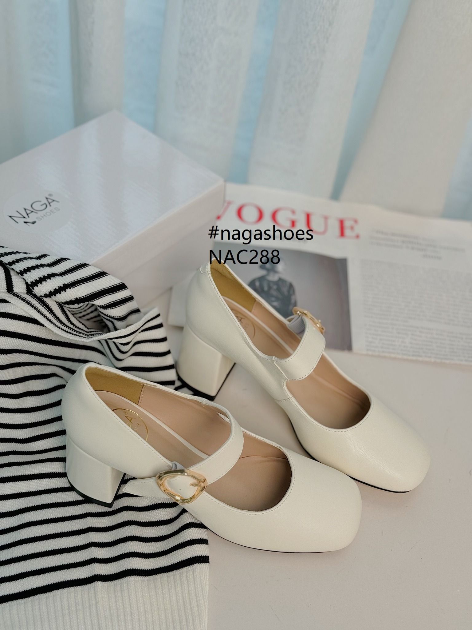  CAO GÓT  MARY JANE NAGASHOES QUAI NGANG BẢN TO 6P NAC288 