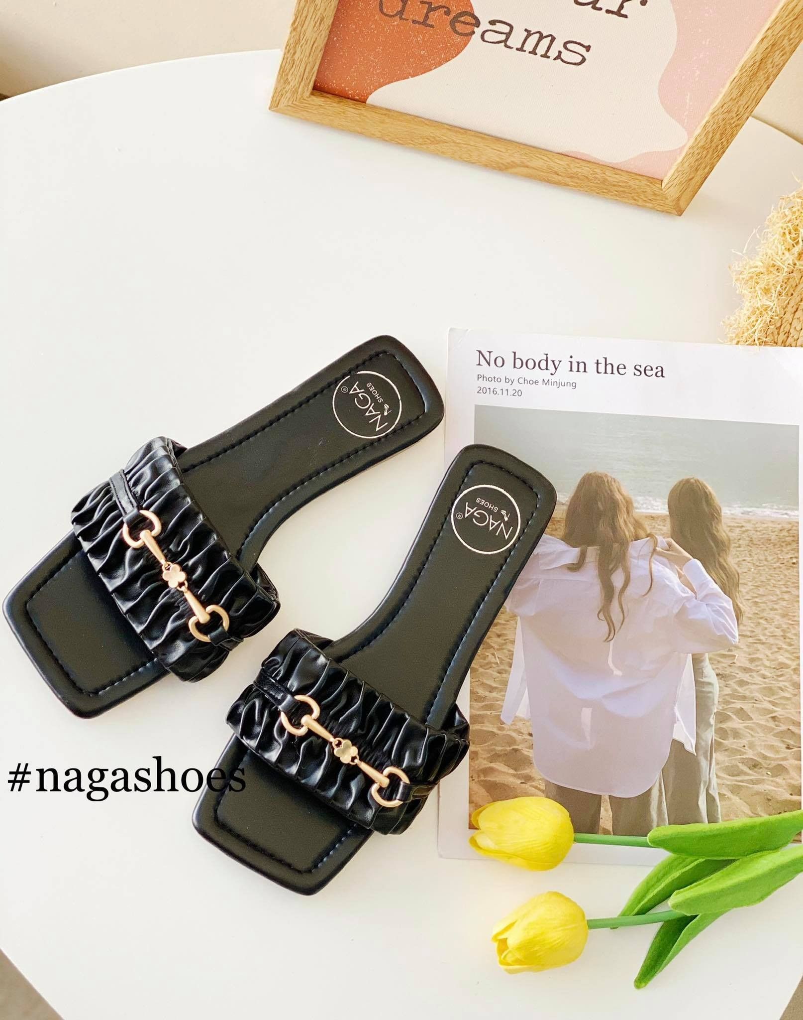 DÉP MŨI VUÔNG QUAI NHÚN PHỐI KHÓA NAD139