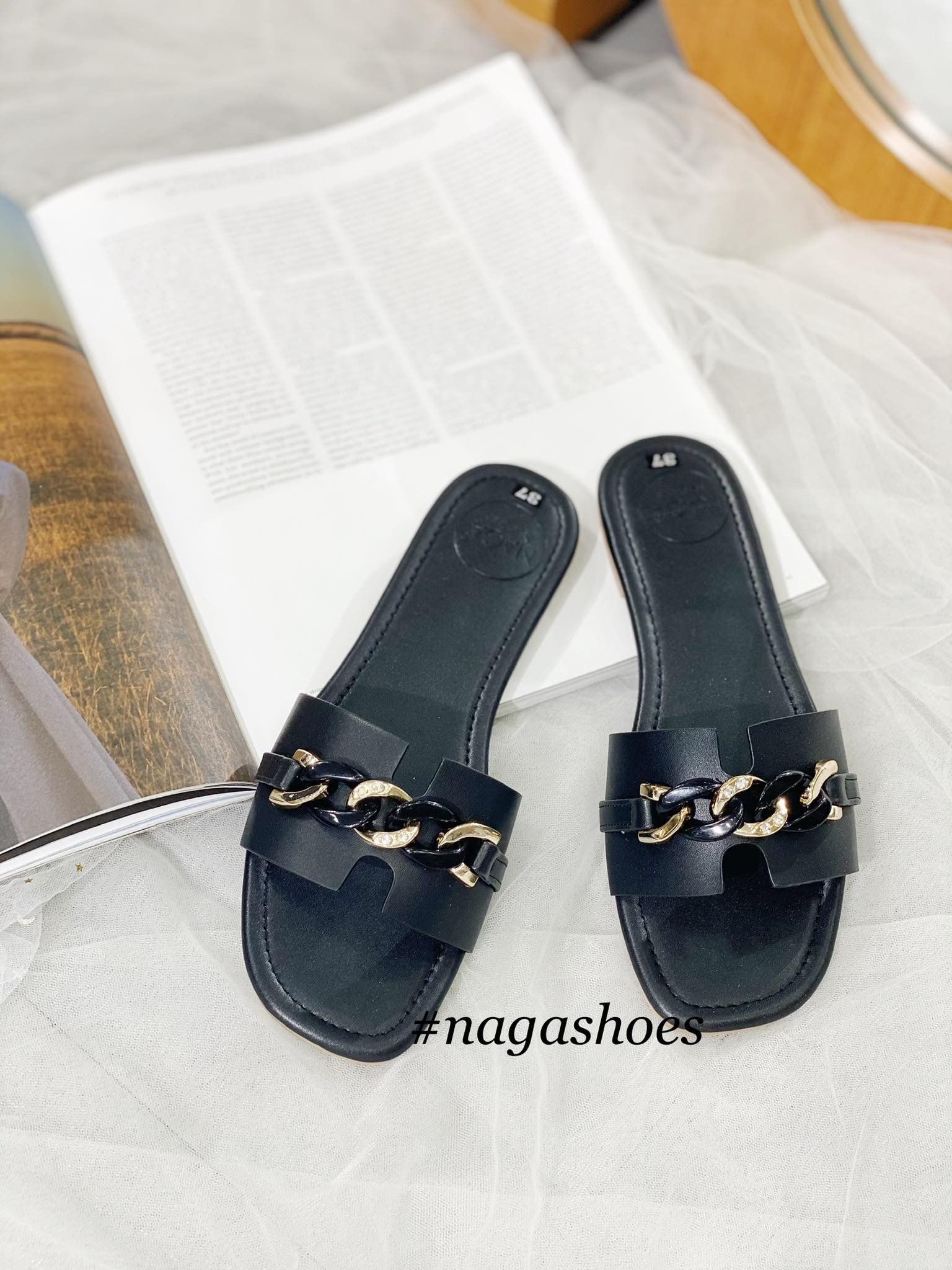 DÉP CHỮ H ĐÍNH ĐÁ NAD145