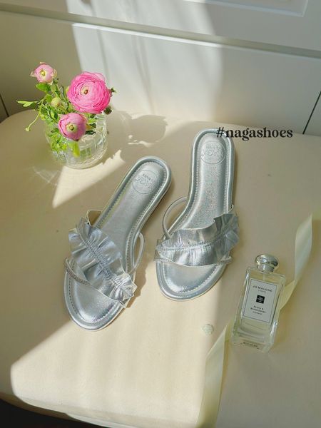  DÉP NAGASHOES QUAI BÈO DÂY CHÉO ĐÍNH NGỌC NAD281 