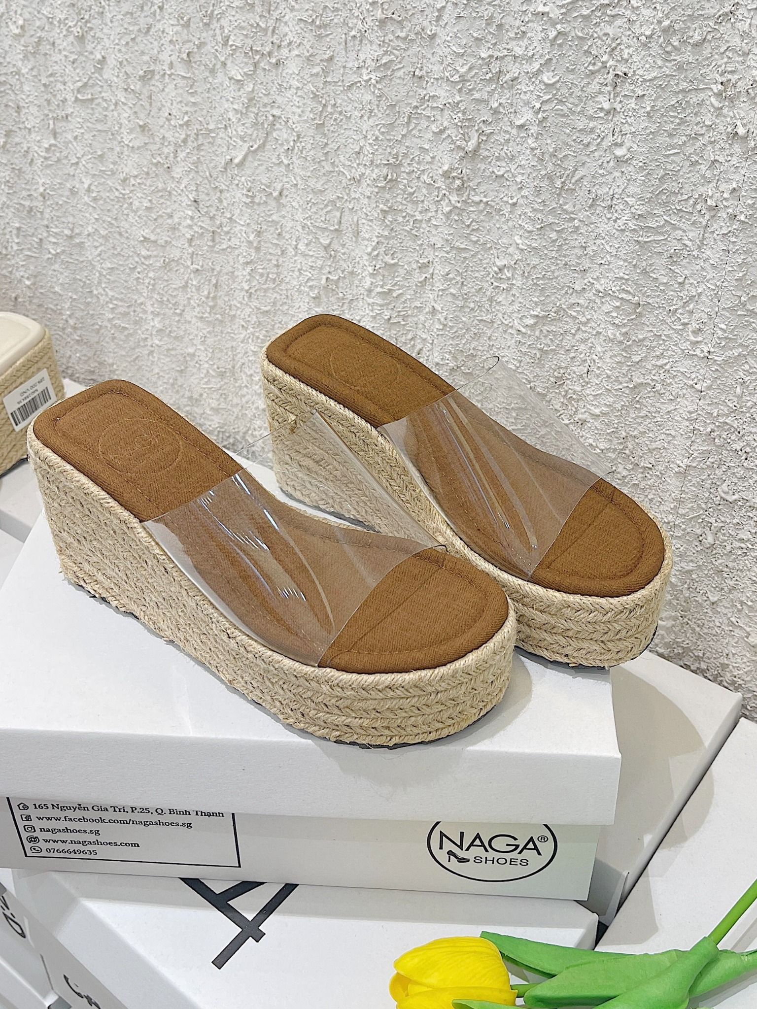  DÉP NAGASHOES MŨI TRÒN ĐẾ CÓI 10P NAD288 