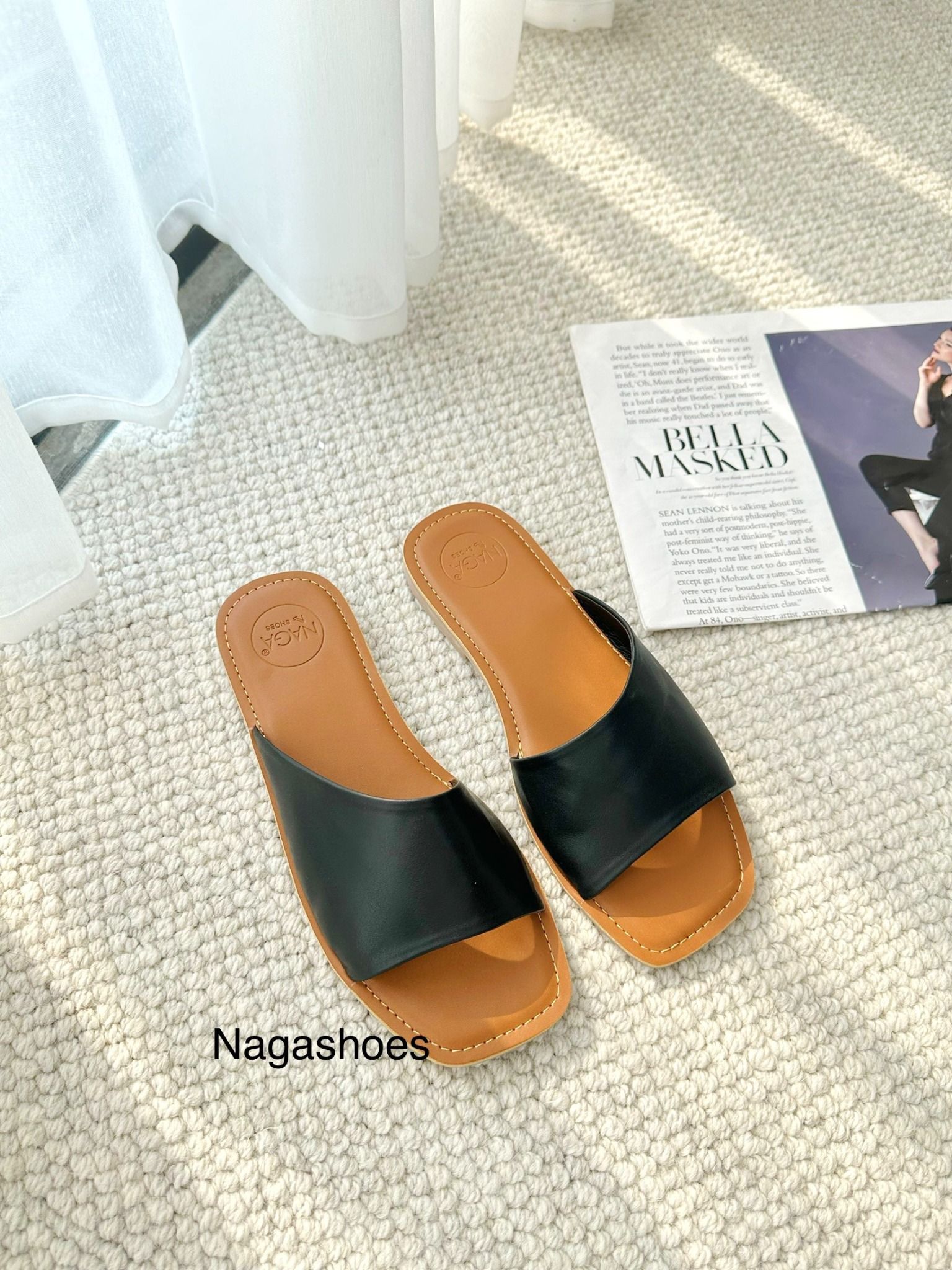  DÉP NAGASHOES ĐẾ BỆT QUAI ỐNG BASIC NAD291 