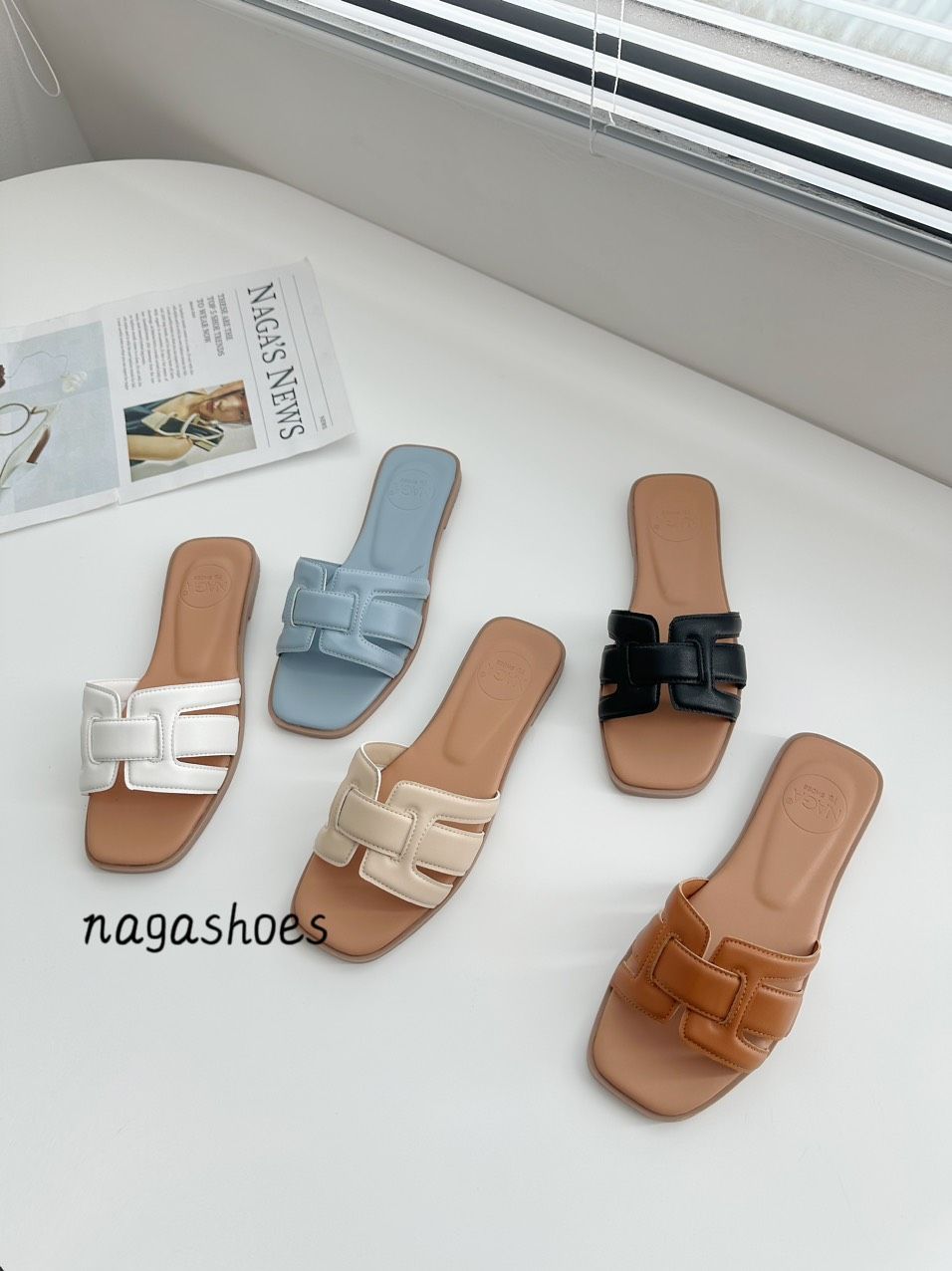  DÉP NAGASHOES ĐẾ BỆT QUAI PHỐI KIỂU NAD292 