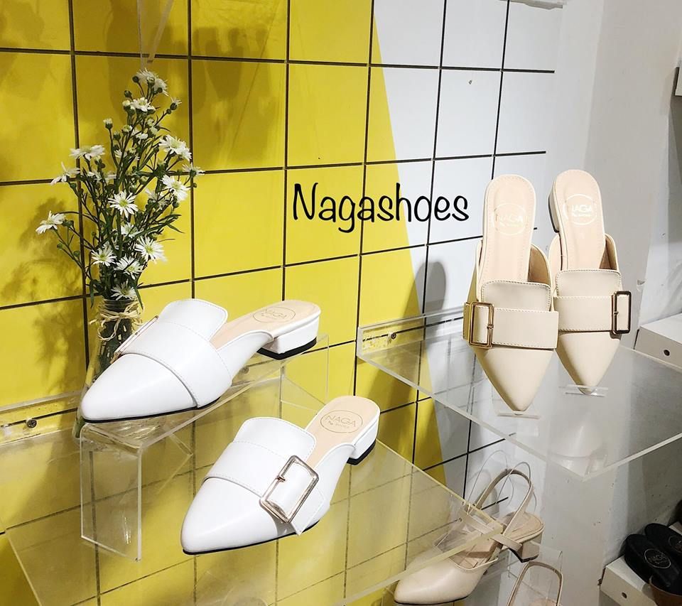 Dép Mũi Nhọn Có Khóa NAD32