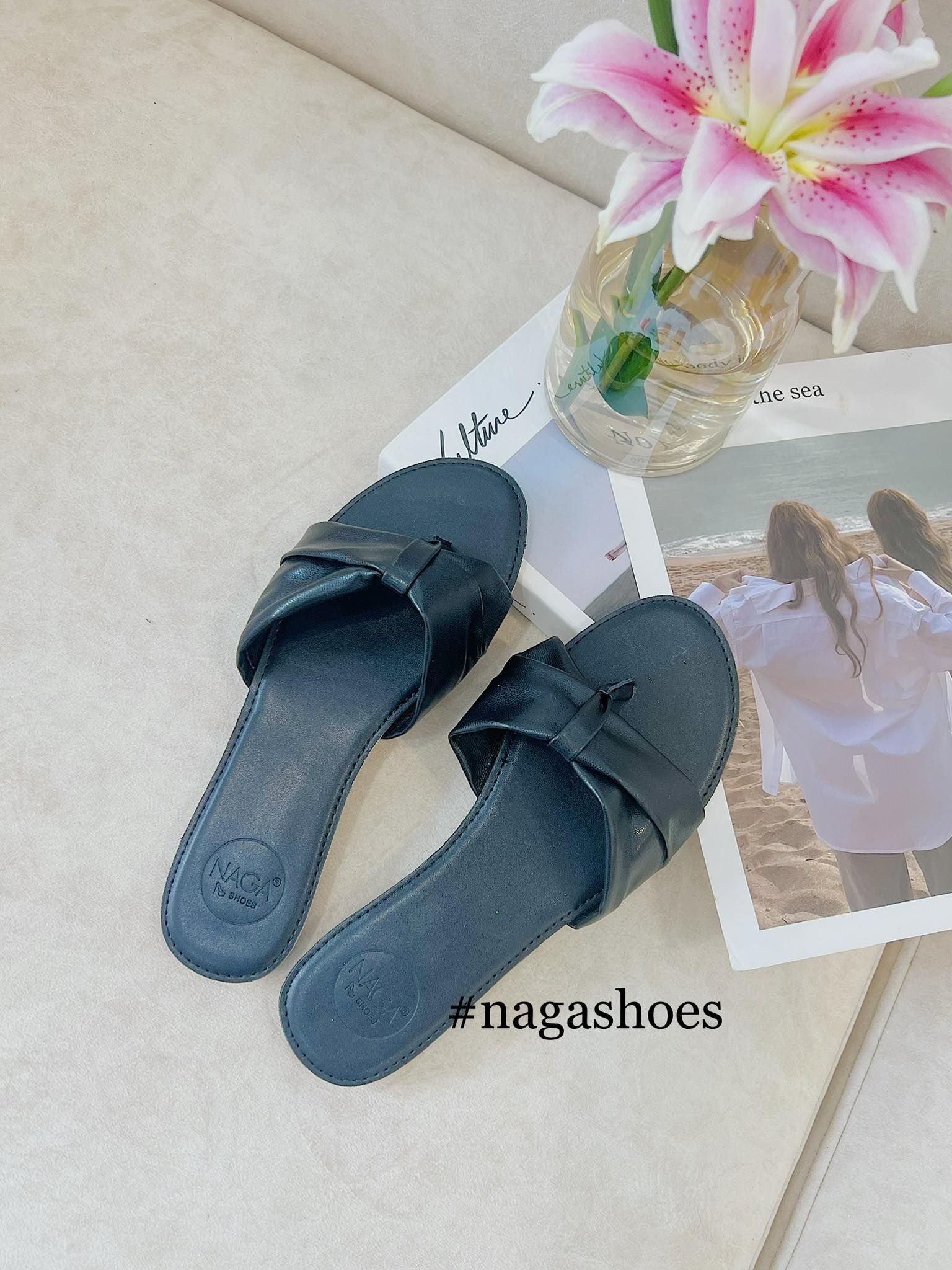  Dép Nagashoes Xỏ Ngón Quai Da NAD64 