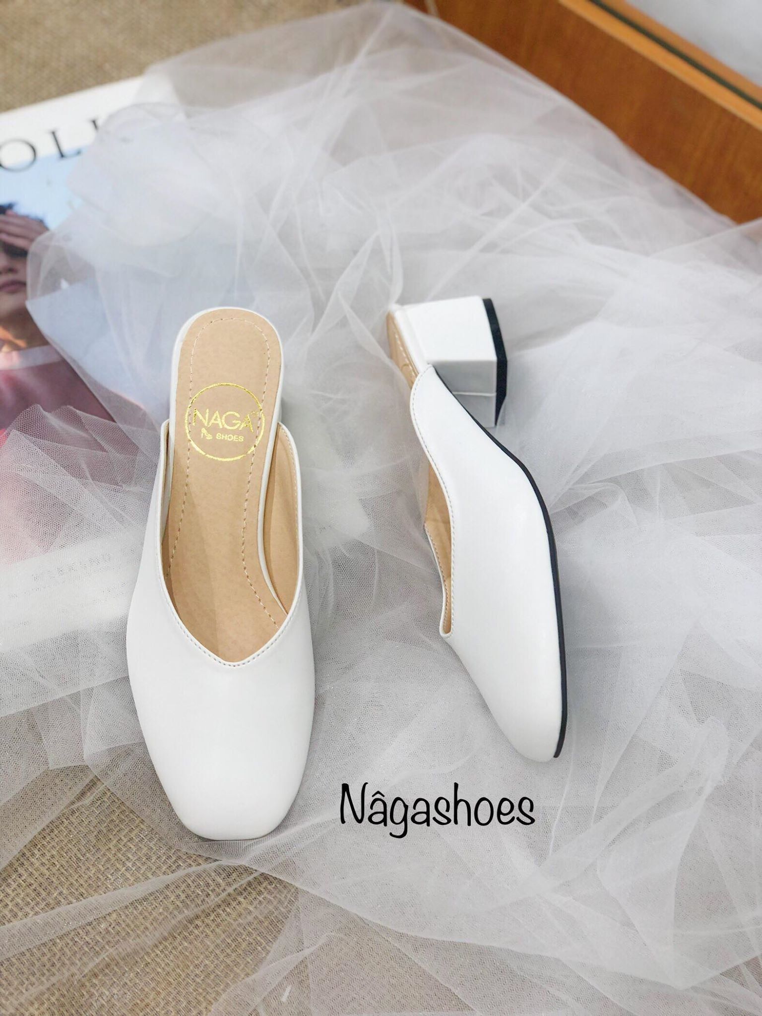 Dép Sục Trơn Mũi Vuông NAD76
