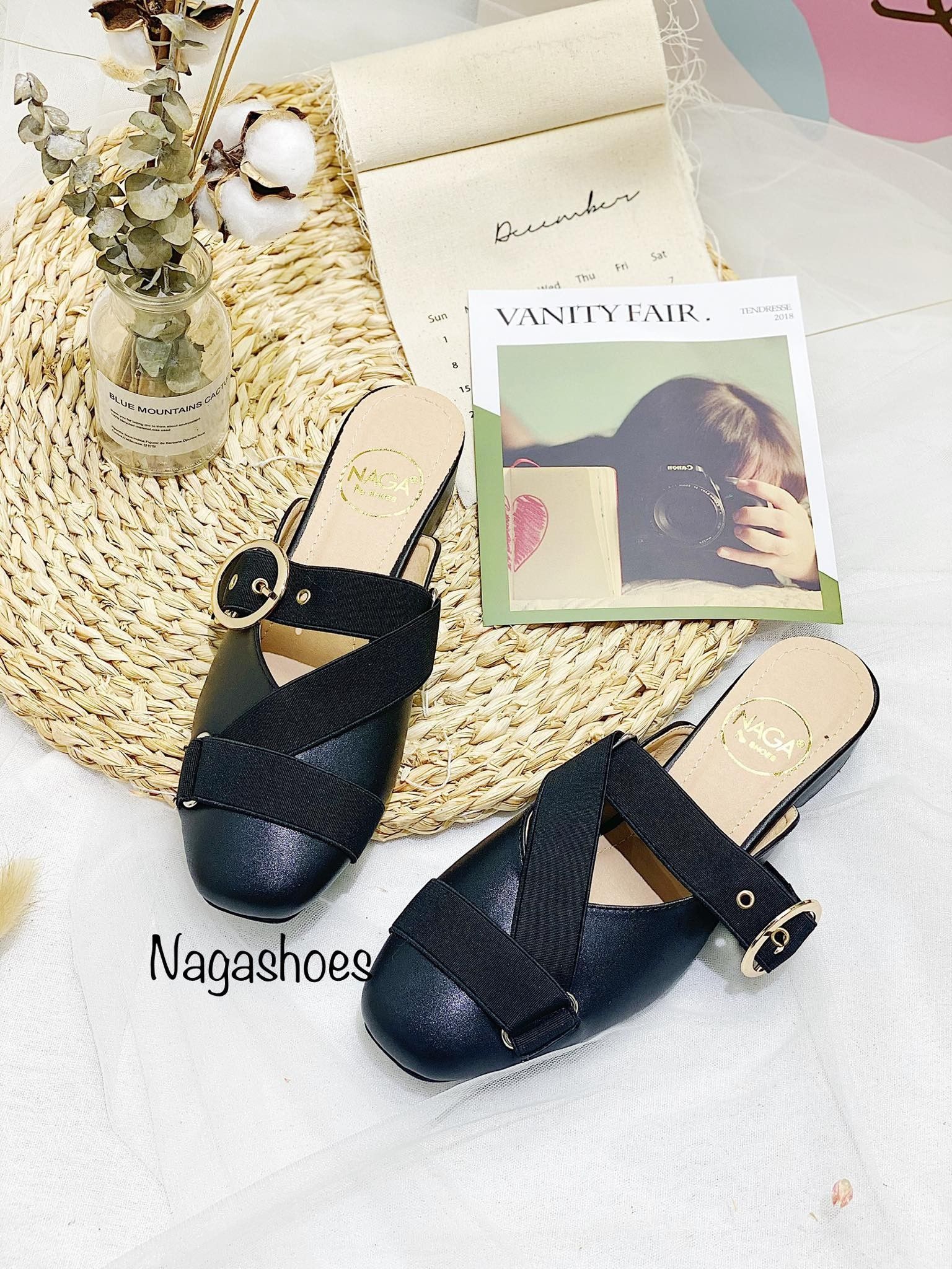 Dép Mũi Vuông Phối Dây 2P NAD94