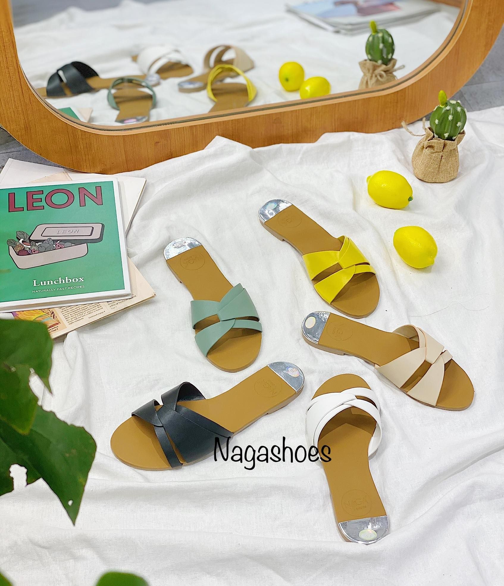 DÉP ĐAN CHEO PHỐI GÓT BẠC NAD97