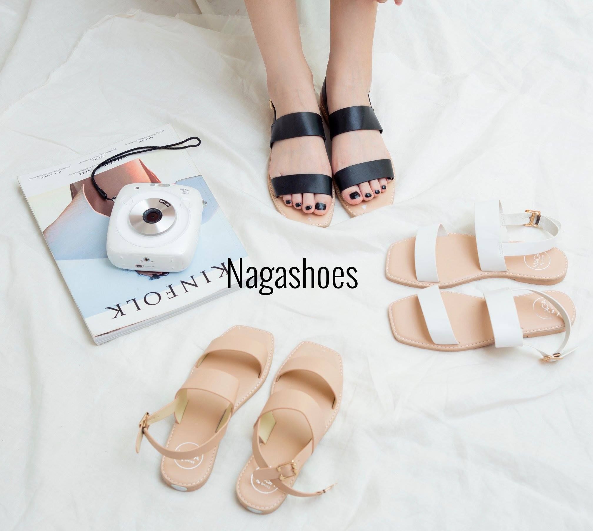 Giày Sandal Mũi Vịt 2 Quai NAS122