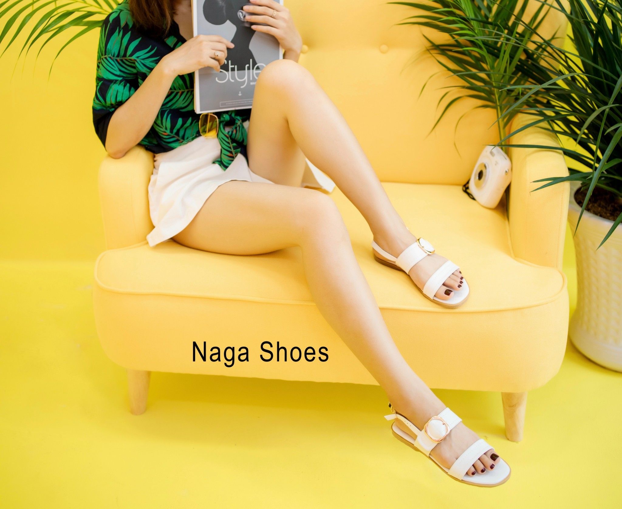 Giày Sandal 2 Quai Khóa Tròn NAS135